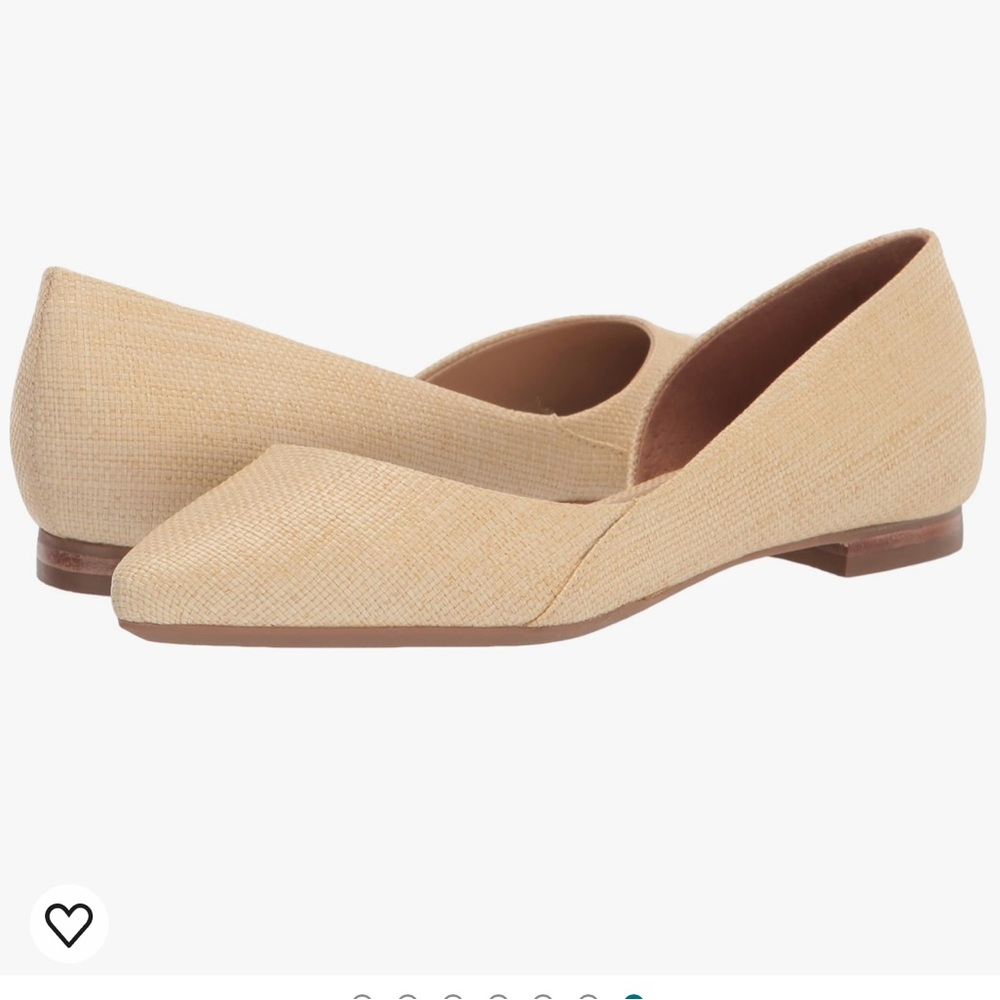 Brand New Marc Fisher Sunny Ballet Flat in Light Natural Spring‎ Summer Neutral